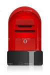 Glossy Red Letter Box